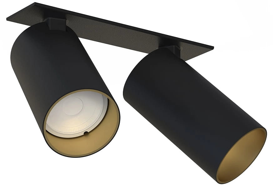 Faretto incasso Nowodvorski Mono 7690 nero oro 2xGU10