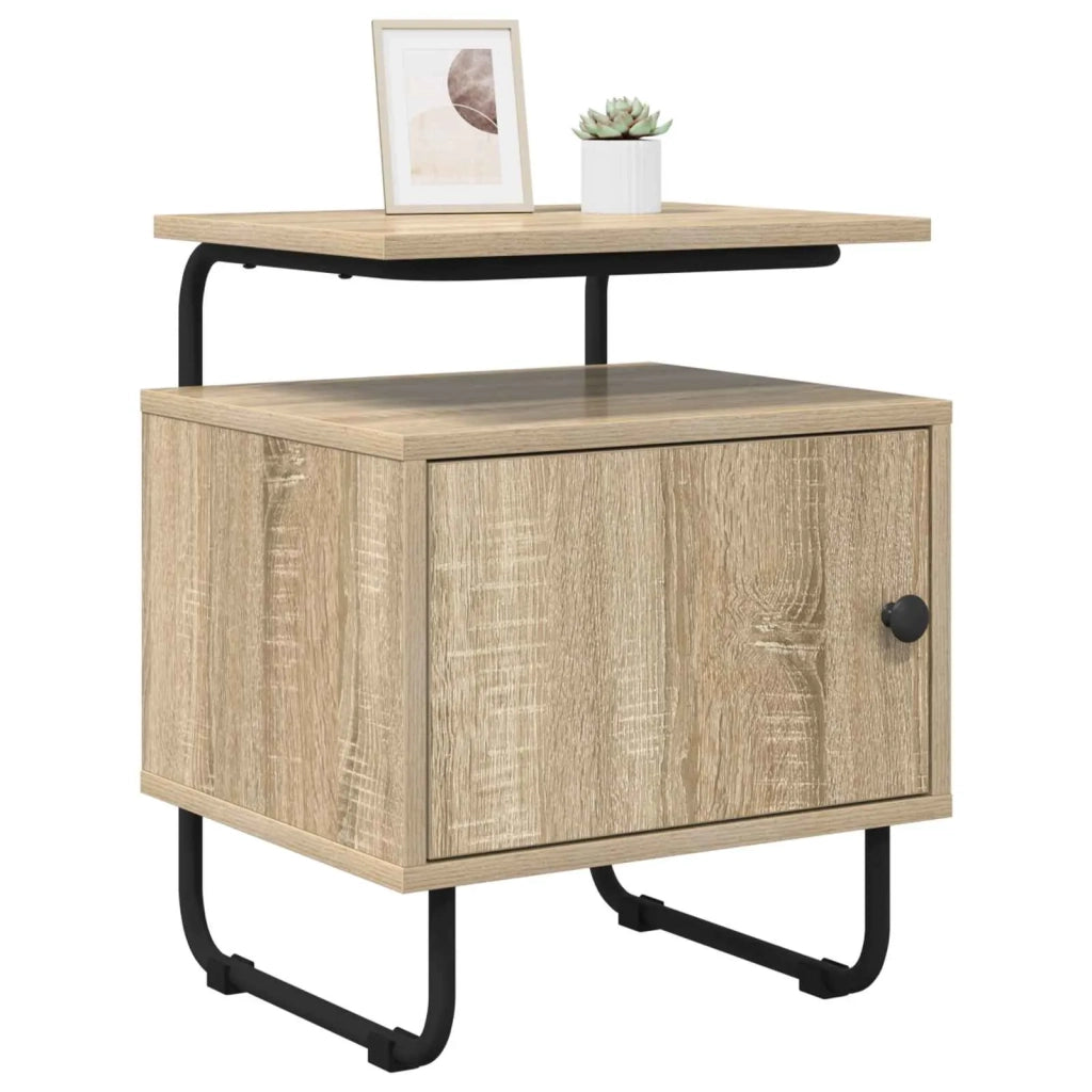 Armadio da Notte 2 pz Rovere Sonoma Legno ingegnerizzato 8007638