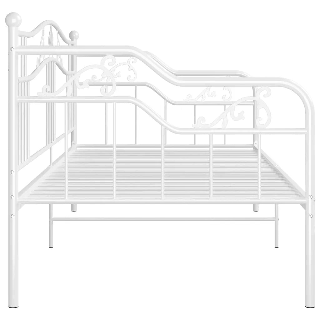 Telaio Divano Letto Bianco in Metallo 90x200 cm cod mxl 47880