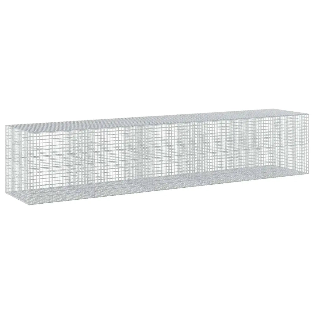 Gabione con filo da 5 mm e rete da 5x5 cm 500x100x100 cm 3464356