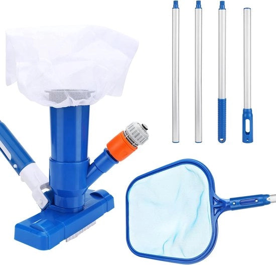 Set di Pulizia Piscina - Kit di Manutenzione Piscina - Kit di Avvio per Piscina - Pacchetto di Pulizia Piscina