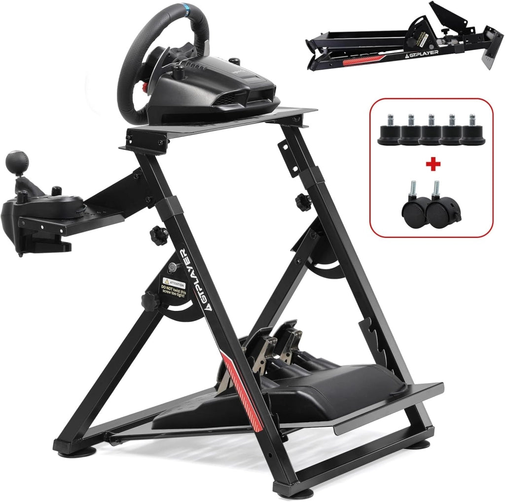 Supporto per volante per G923 G29 G920 T300RST500RS Volante da gioco con feedback di forza e leva del cambio TH8A V1 - Fanatec Clubsport PS4 - Inclinabile