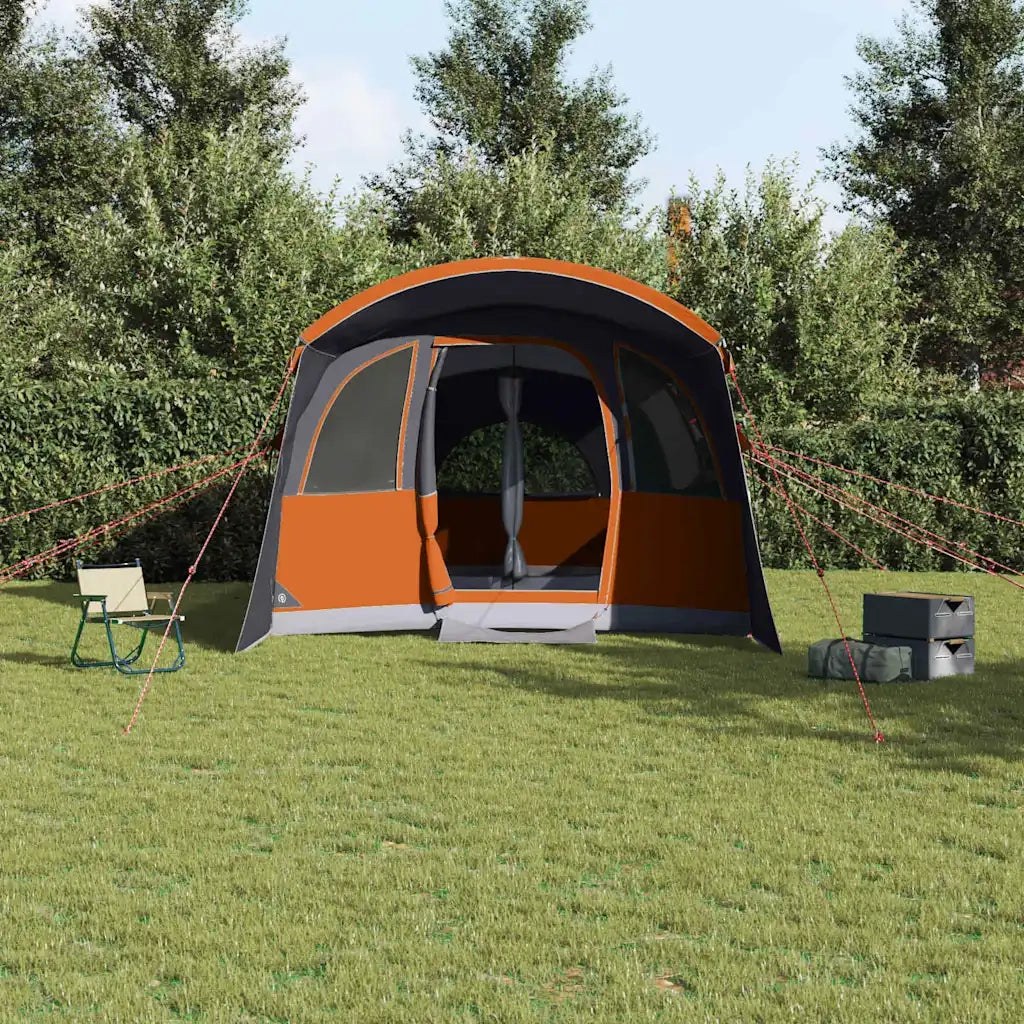Tenda Familiare con tetto Grigio e arancione 576 x 325 x 213 cm 4100684