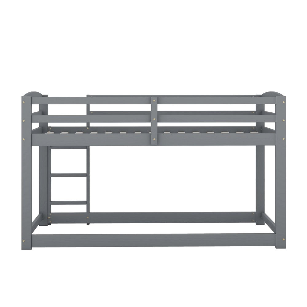Letto a Castello per Bambini ¨C MINIMAL ¨C Pino Massello, Grigio, 90x200