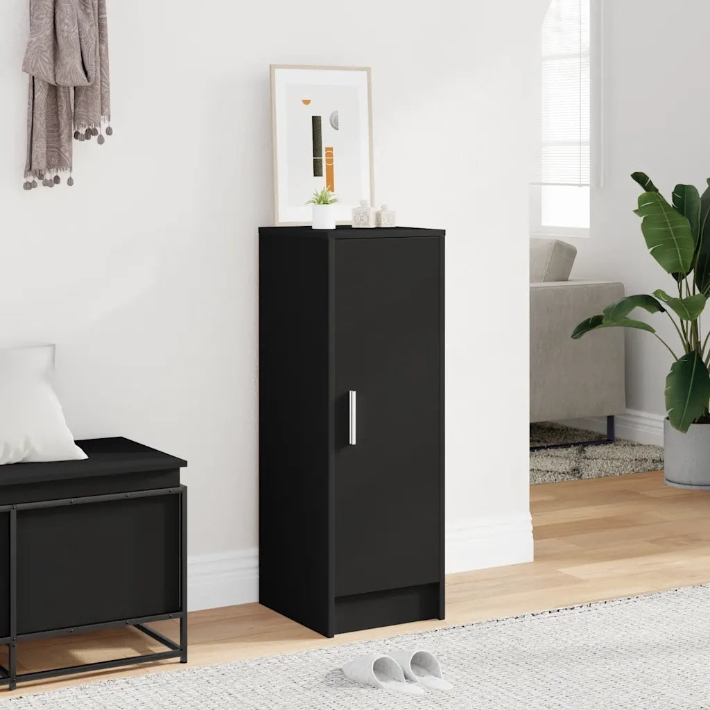 Scarpiera Nera 32x35x92 cm in Truciolato cod mxl 49384