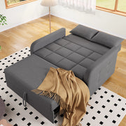 Divano letto pieghevole grigio antico 127x180 cm