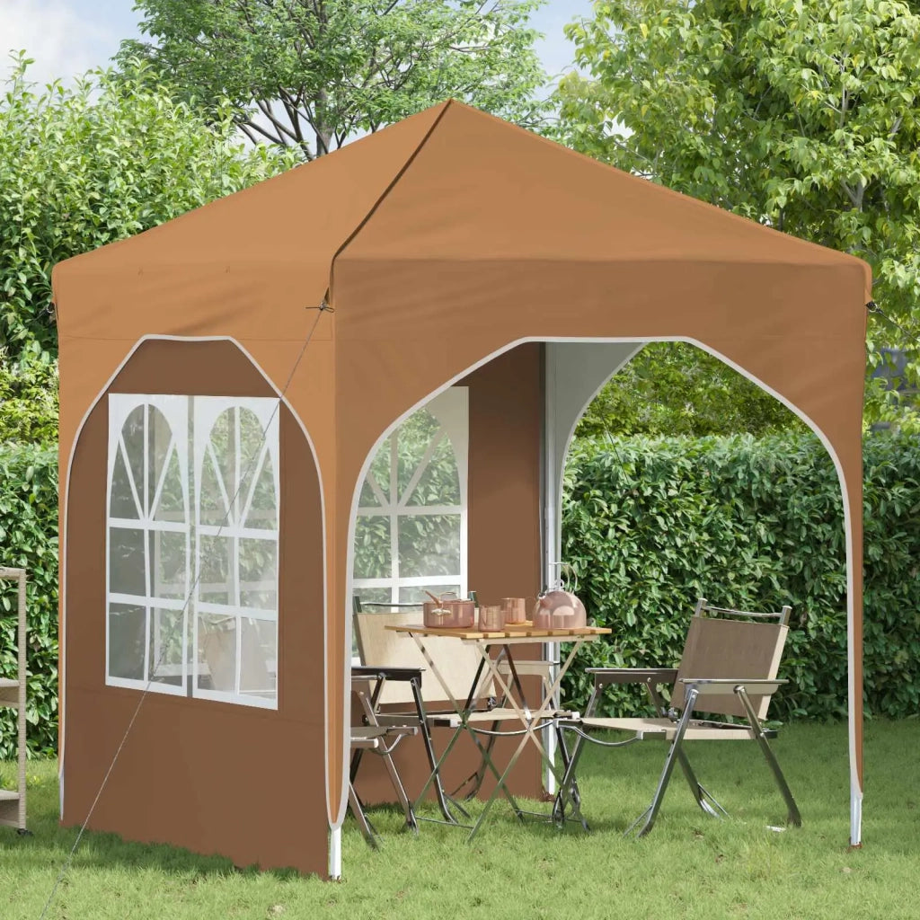 Tenda per feste a pop-up 192 x 192 x 245 cm Beige 42019826