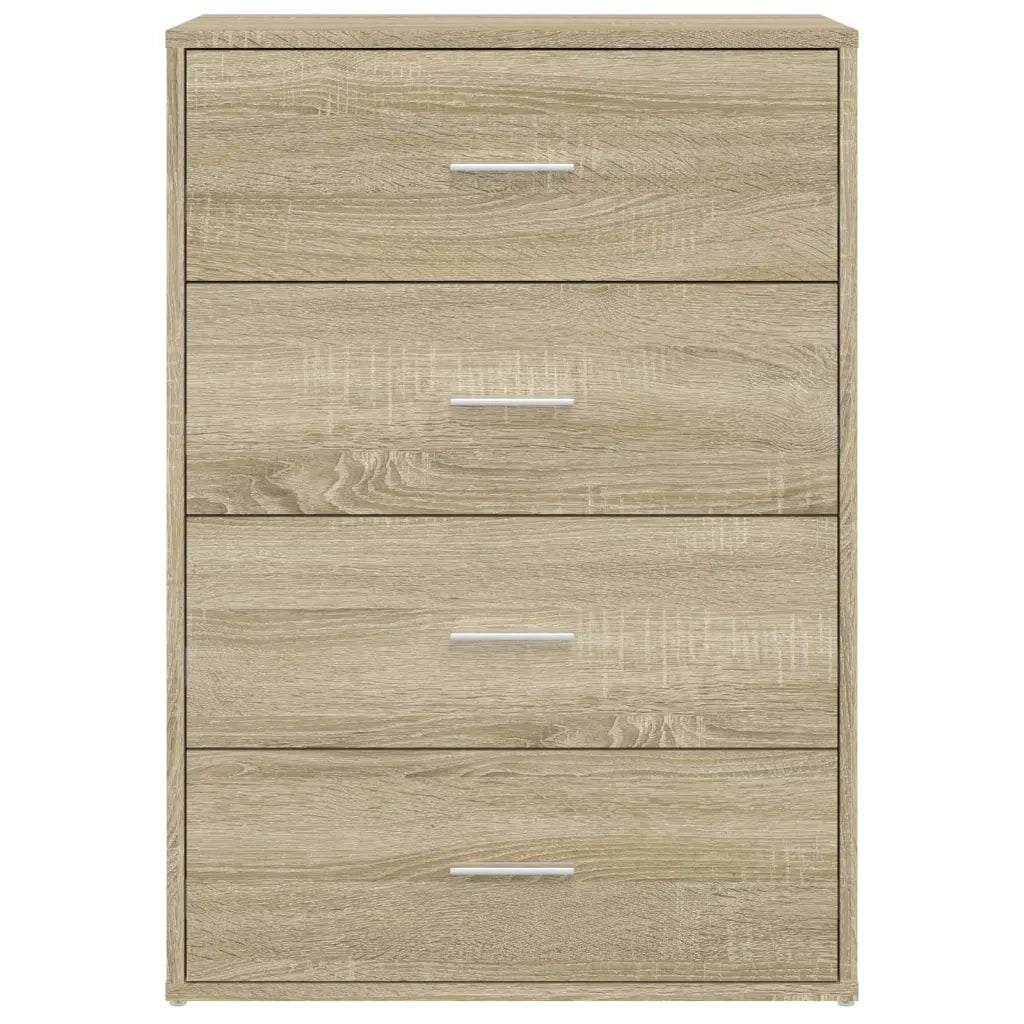 Credenze 2 pz Rovere Sonoma 60x31x84 cm in Legno Multistrato