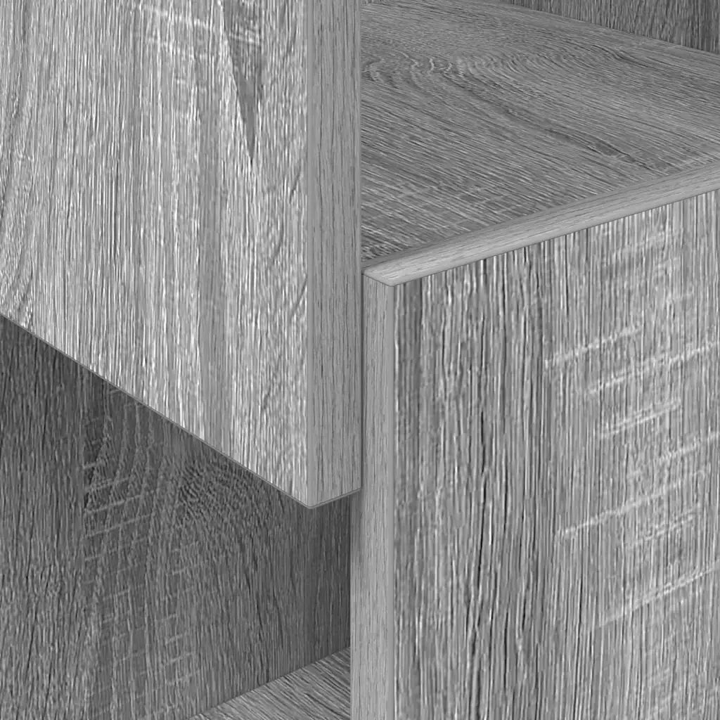 Mobile angolare Grigio Sonoma 25,5x25x102cm Legno multistrato 889810