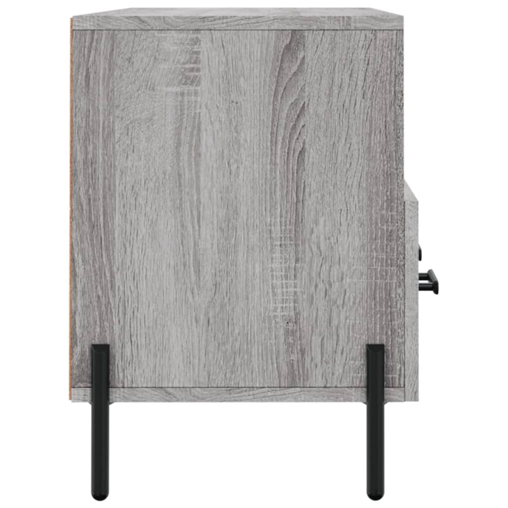 Mobile TV multimediale mensola TV credenza TV sala da pranzo soggiorno camera da letto Sonoma 102 x 36 x 50 cm legno ingegnerizzato grigio 02_0028360