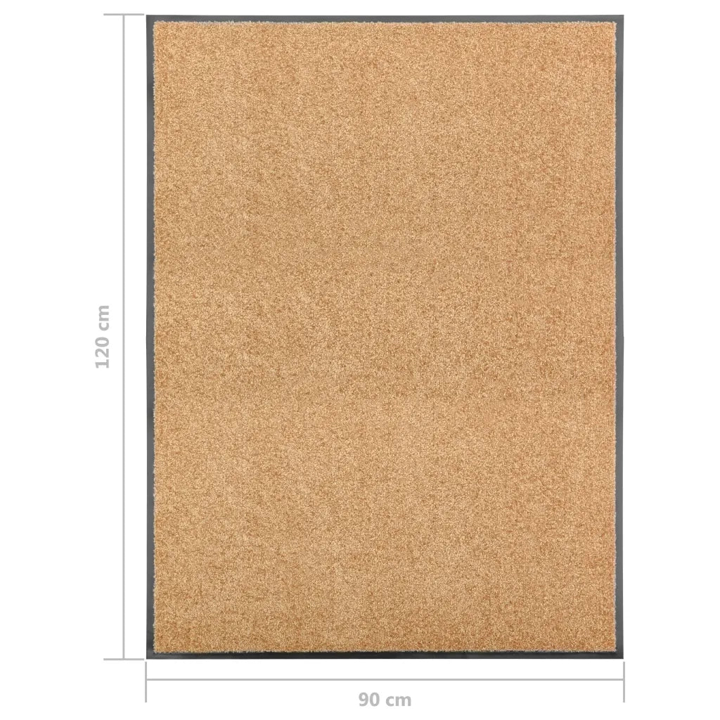 Zerbino | Tappetino Lavabile Crema 90x120 cm