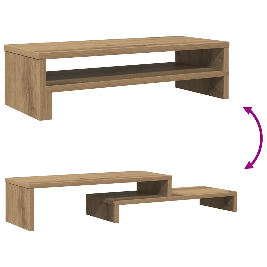 Supporto per Monitor Rovere Artigianale 54x22x15 cm Truciolato CFW5835066