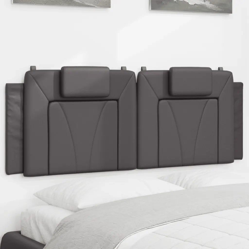 Cuscino Testiera Viana Grigio 120 cm in Similpelle CFW4446913
