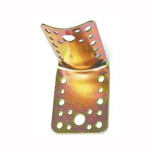 PIASTRA AD ANGOLO PIANA PER PALI Ø 80/100 65x85 mm - spessore 2 mm