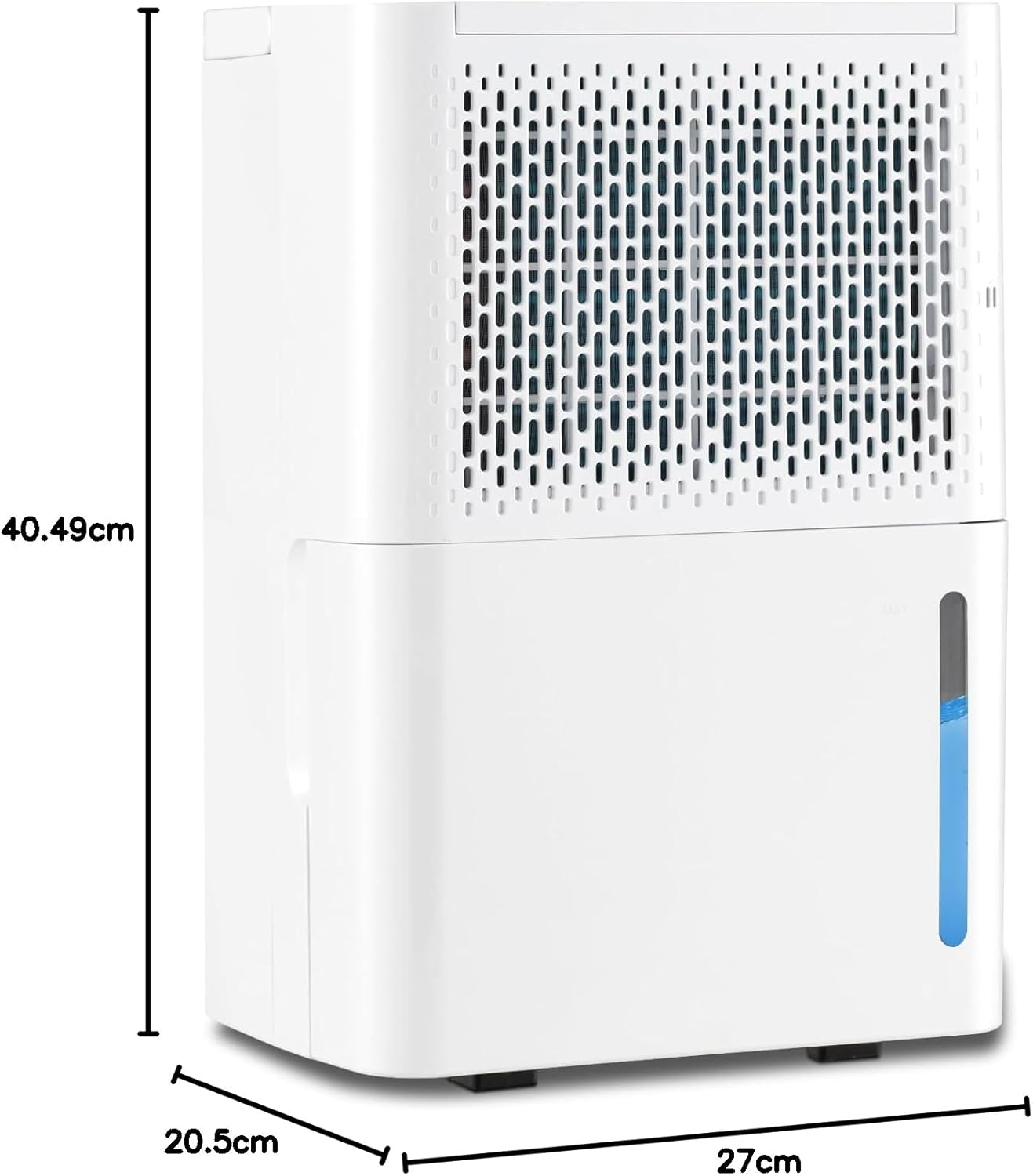 12L Deumidificatore per Casa, Silenzioso ed Efficiente con Modalità Continua/Asciugatura/Auto, Timer 24 Ore, Maniglia Portatile, Ideale per Cantine Bagno e Camere da Letto