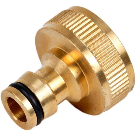 PRESA RUBINETTO INNESTO RAPIDO OTTONE TUBO ACQUA GIARDINO 1" IL CAMPO 43915