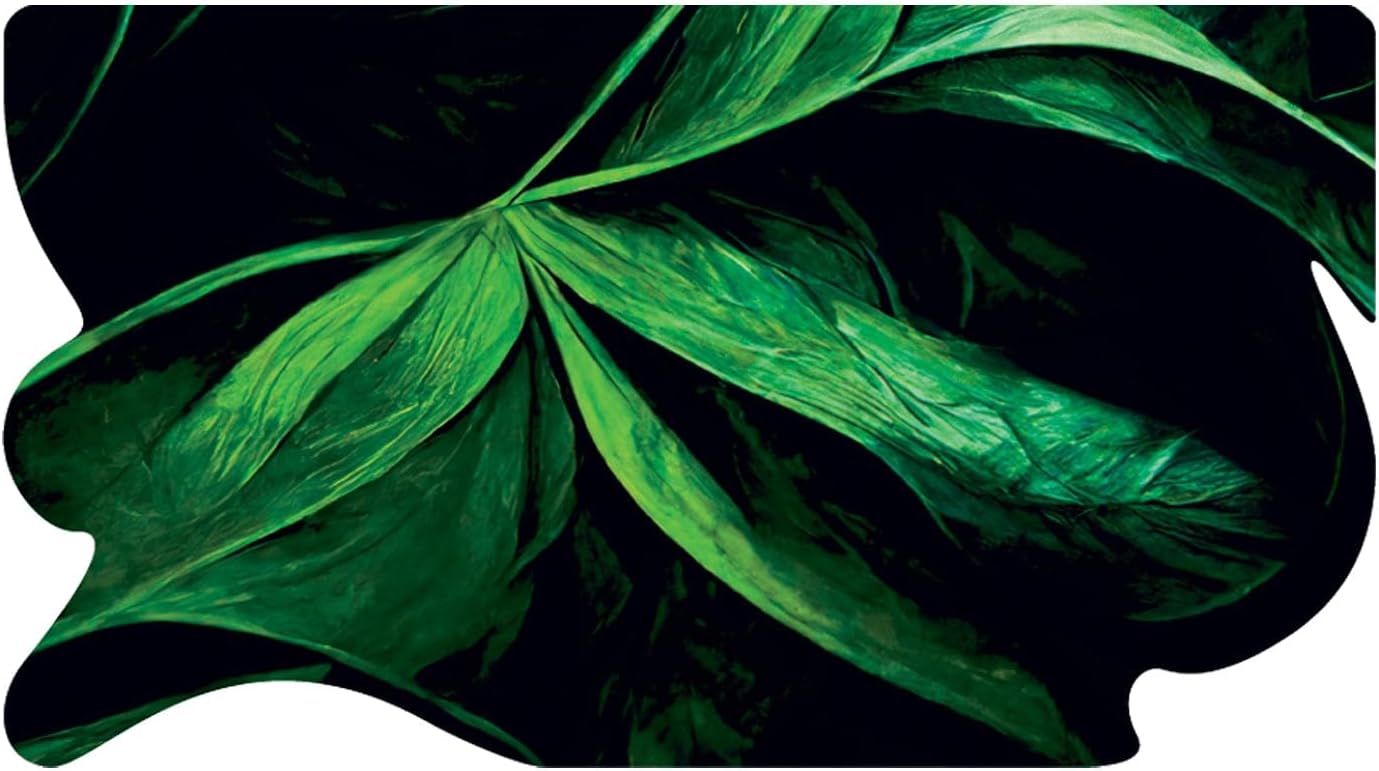 Le Forme Green Tappeto Cucina 50x90 cm Sagomato Gomma Moderna Antiscivolo Stampa Digitale