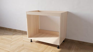 Base per lavello d'appoggio in kit Lunghezza 80 Profondità 55 Altezza