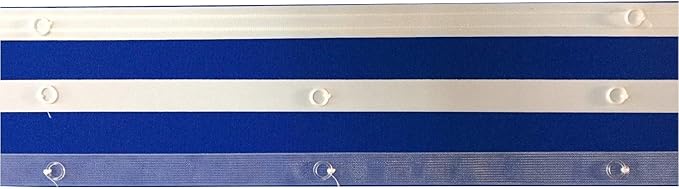 Fettuccia Termoadesivo per tende a pacchetto FET 013 - Nastro MM 16 con anelli termoadesiva colore bianco