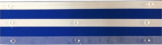 Fettuccia Termoadesivo per tende a pacchetto FET 013 - Nastro MM 16 con anelli termoadesiva colore bianco