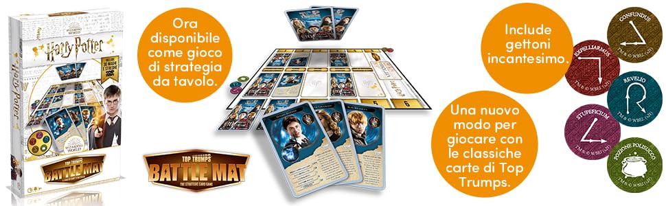 TOP TRUMPS - BATTLE MAT - HARRY POTTER