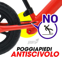 Bicicletta Senza Pedali 2 Anni Bici Senza Pedali 1 anno 2 Anni 3 Anni Equilibrio Prima Bike Balance 2 Ruote Bambino Rego