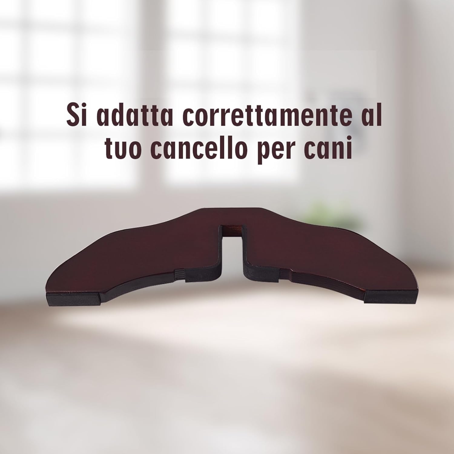 Cancelletto di Sicurezza Barriera Protettiva per Cani Animali Domestici Bambini, Pieghevole, in Legno di Pino, 3/4 pezzi (Piede Adatto)