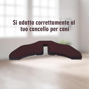 Cancelletto di Sicurezza Barriera Protettiva per Cani Animali Domestici Bambini, Pieghevole, in Legno di Pino, 3/4 pezzi (Piede Adatto)