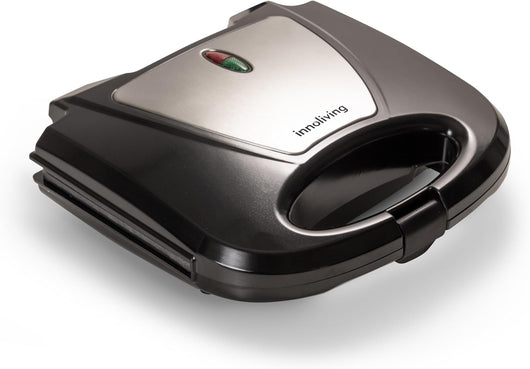 Innoliving Tostiera INN-874, 750W con Piastra Antiaderente, Design Compatto e Elegante, Indicatore Luminoso, Termoisolato, Ideale per Toast, Panini e Snack, Facile da Pulire, Pratico per Ogni Cucina