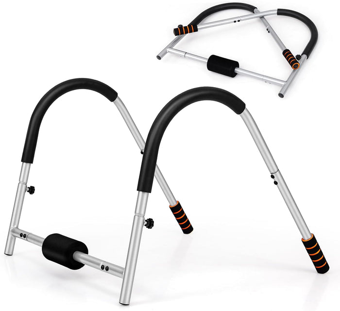 Allenatore Addominale Fitness Pieghevole, Allenatore Fitness AB con Supporto Imbottito per Testa/Collo, Assistente per Allenamento Sit Up, Esercitatore per Crunch