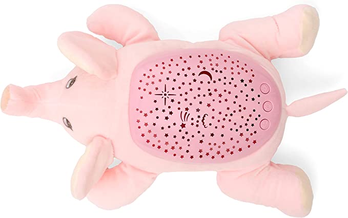 Luce Notturna Bambini Lampada Proiettore Per Neonati Ricaricabile Regalo Colori Notte Peluche Per Neonato Portatile Comp