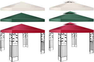 Copertura per Gazebo, Tetto Ricambio per Gazebo, Tetto del Padiglione 3x3 m (Verde)