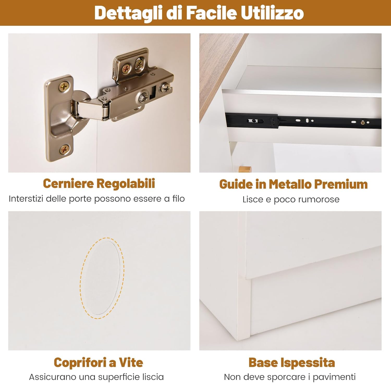 Armadio Dispensa da Cucina, Credenza da Cucina Alta con Ripiani Regolabili in 3 Posizioni, Illuminazione a LED e Presa Elettrica, per Sala da Pranzo, Soggiorno, Cucina, 100 x 40 x 181 cm