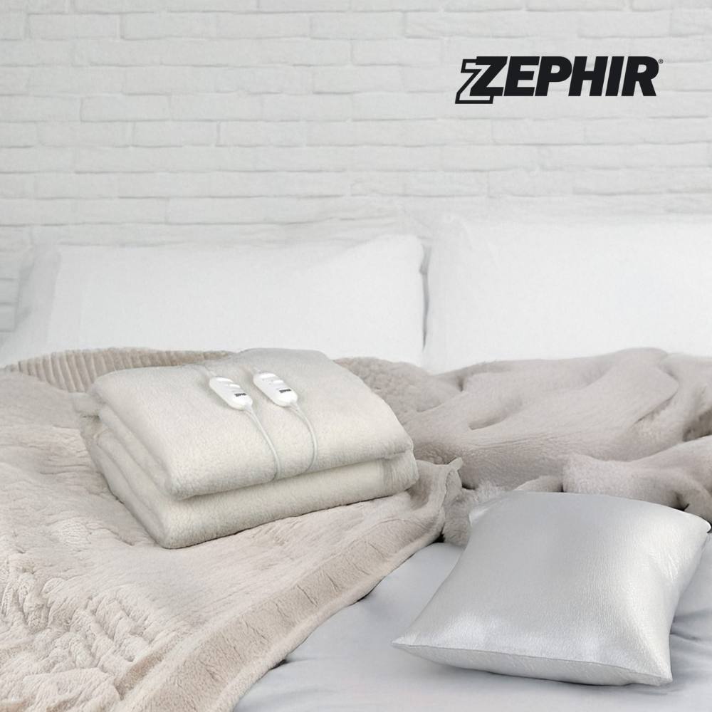 Termocoperta elettrica in lana sintetica zephir con sicurezza e comfort *** numero posti 2 piazze, confezione 1