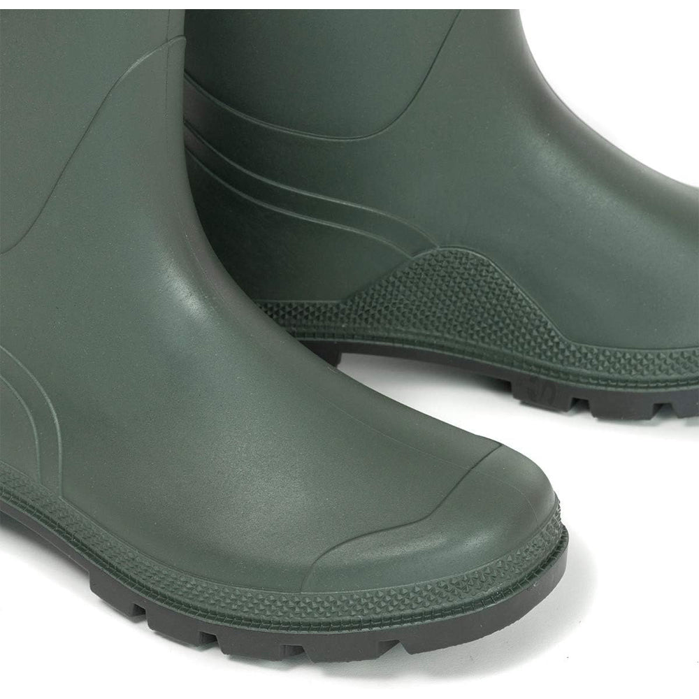 STIVALI DA LAVORO PVC BASSO GOMMA VERDE IMPERMEABILI AGRICOLTURA CACCIA PESCA N.43 4F