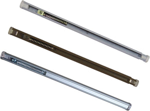 Bastoncino Tenda a Pressione Regolabile 87-150cm | Ferro Bianco | Bacchetta a Molla Astina