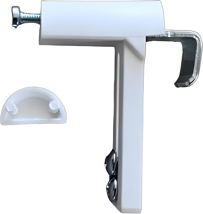 Supporto Gancio No Foro Regolabile per Tende a Rullo e a Pacchetto - 1 Coppia - Installazione Facile e Sicura