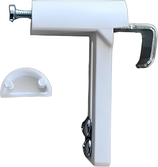 Supporto Gancio No Foro Regolabile per Tende a Rullo e a Pacchetto - 1 Coppia - Installazione Facile e Sicura