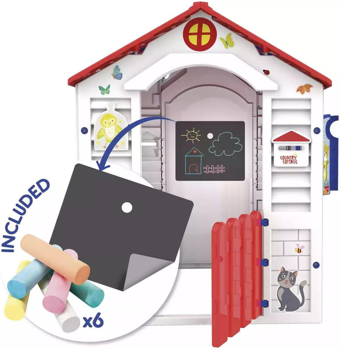 Casetta da giardino bambini Casetta per bambini Country Cottage | Casetta da giardino per bambini dai 2 anni in su | Res