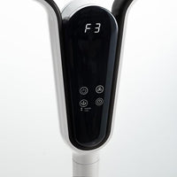 Innoliving Ventilatore a Piantana Digitale High Tech INN-534, Slim Design, Display Touch, Telecomando, Oscillazione 3D, Timer 12h, 3-12 Velocità, 50W, Ventilazione Potente fino a 5m