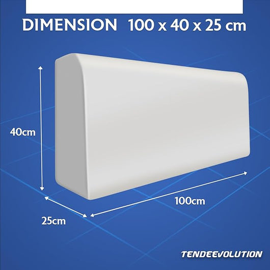 Gommapiuma Schienale Cuscino | Spalliera per Letto e Divano a Ponte | Imbottitura in Poliuretano | Supporto Comodo