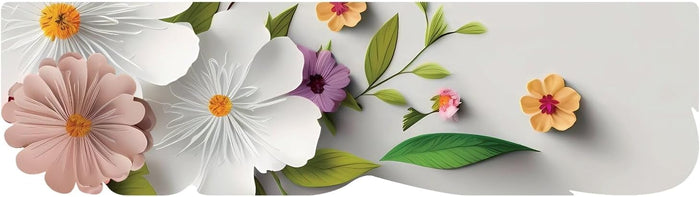 Le Forme Primavera Tappeto Cucina 50x180 cm Sagoma Pvc Moderno Antiscivolo Stampa Digitale