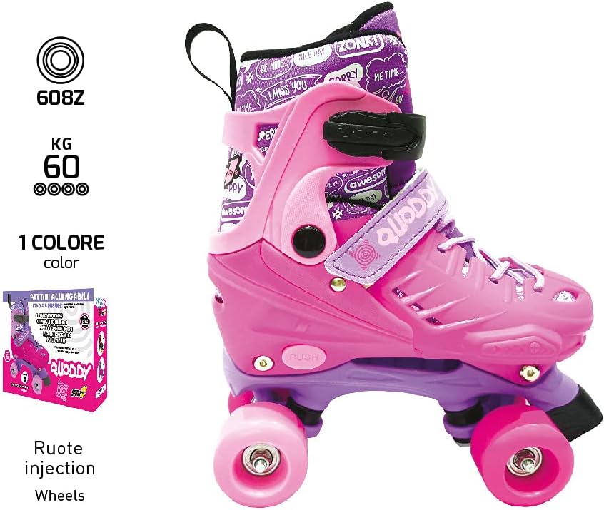 Pattini a rotelle in linea Professionali Bambino bambina donna Pattini in linea bambino bambina 4 ruote rotelle adulto M