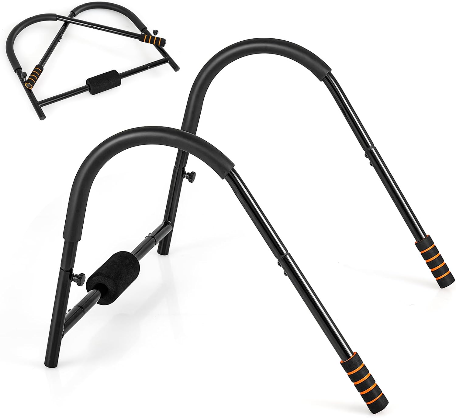 Allenatore Addominale Fitness Pieghevole, Allenatore Fitness AB con Supporto Imbottito per Testa/Collo, Assistente per Allenamento Sit Up, Esercitatore per Crunch