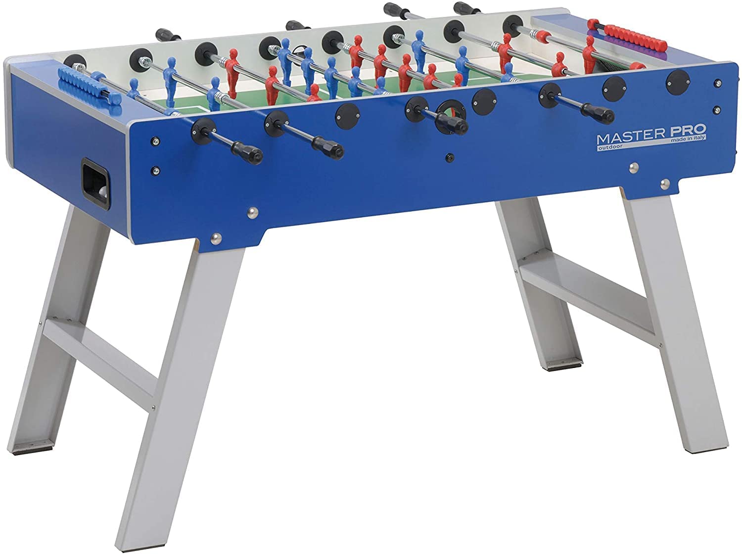 Garlando Calcio Balilla Master PRO Weatherproof con Aste Uscenti e Gambe Pieghevoli Multicolore