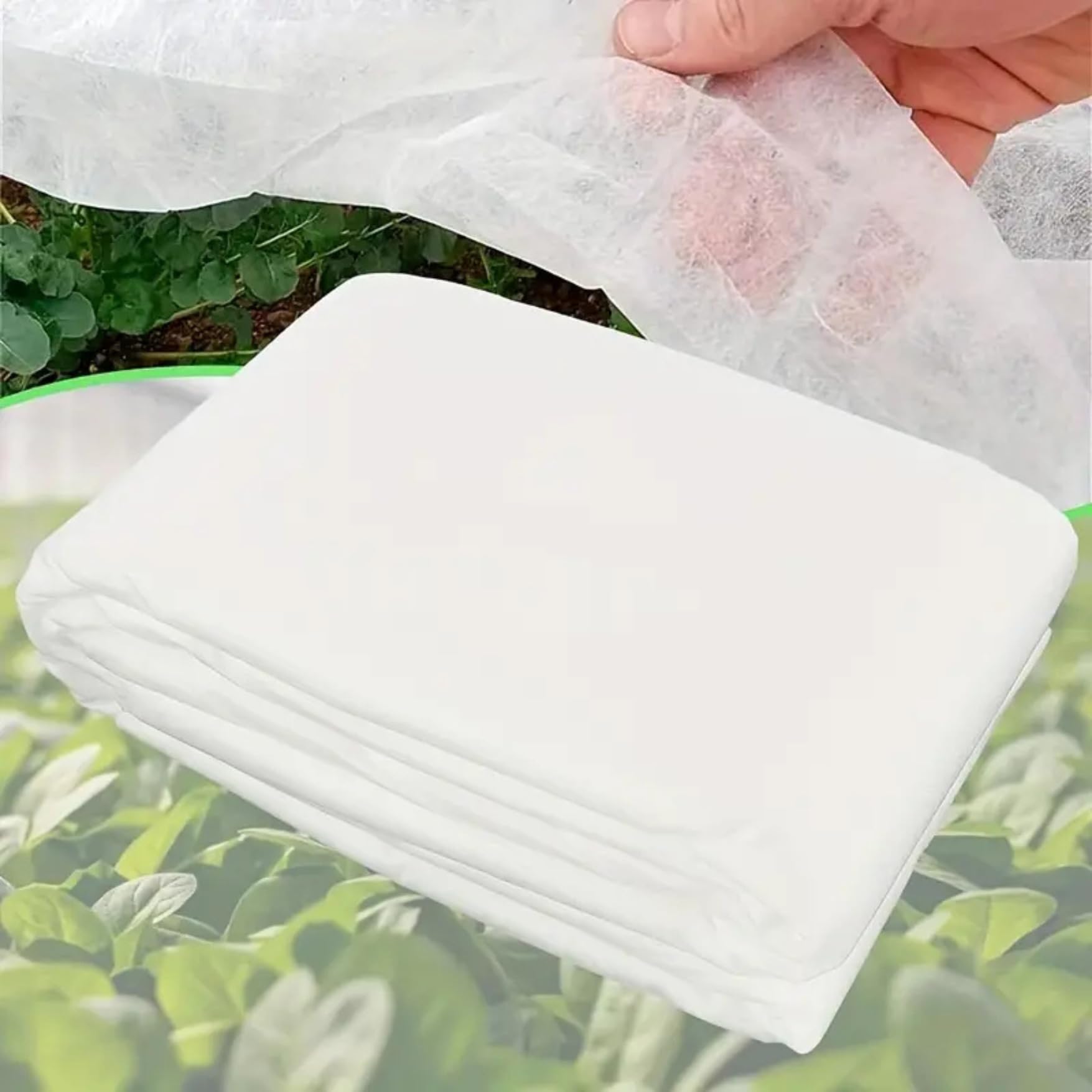 Cappuccio Protezione Piante Inverno 3 Pezzi da 1,5x1,8 m, Telo Antigelo per Piante in Tessuto non Tessuto, Copertura Piante Inverno 30g/m2