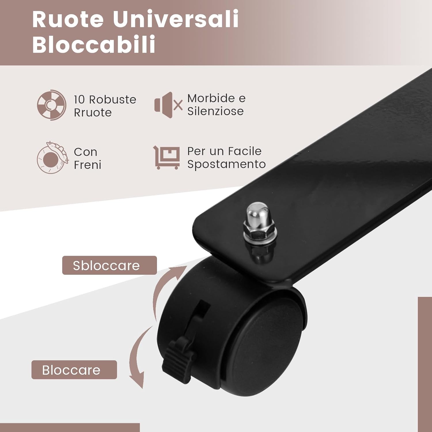 Paravento da Interno in Metallo, Separé Divisorio Interno Pieghevole con Piedini Stabili, Pannelli Divisori per Interni per Casa e Ufficio (Nero, 334,5 x 172 cm (6 Pannelli con ruote))