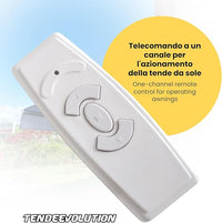 Motore Elettrico Professionale Silenzioso 100Kg/50Nm con Telecomando per Tapparelle/Tende da Sole - Ø70mm