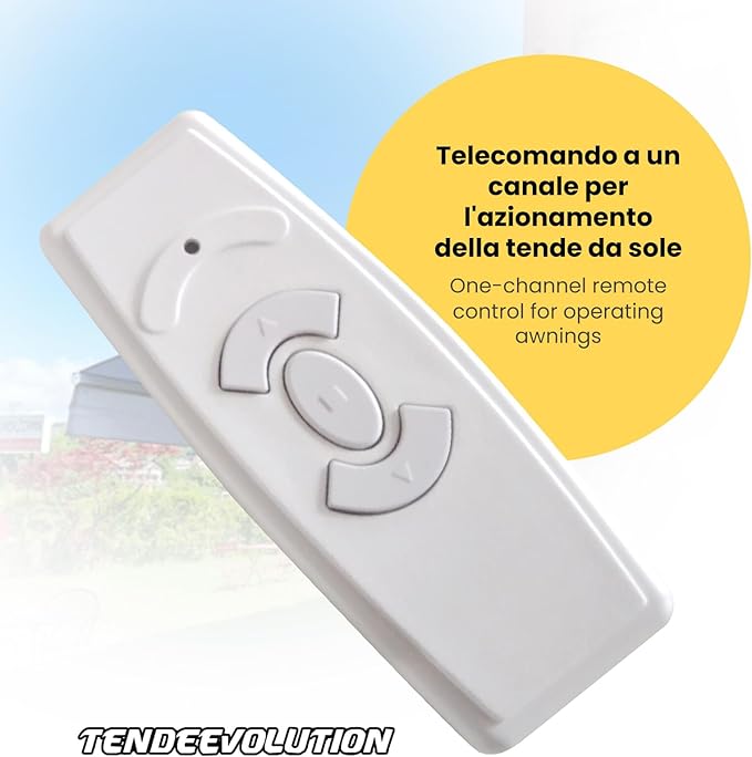 Motore Elettrico Professionale Silenzioso 100Kg/50Nm con Telecomando per Tapparelle/Tende da Sole - Ø63mm