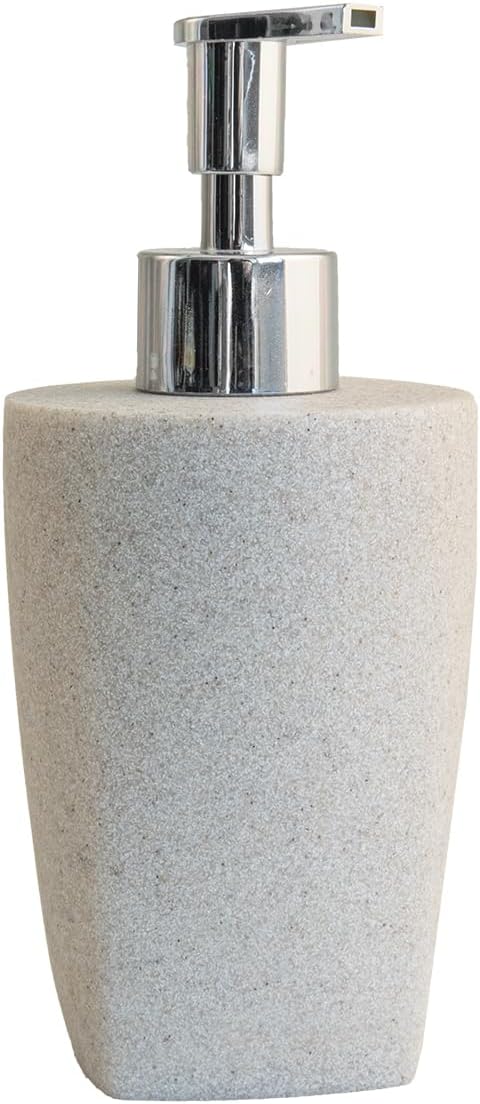 Labor Dispenser Sapone Poliresina Serie Sable - Effetto Pietra Bianca